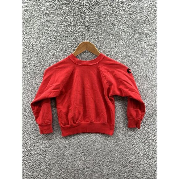 L’autre Mode Vintage Made In USA Red Eternally Cool Crewneck Sweatshirt Youth 7 - Picture 2 of 4